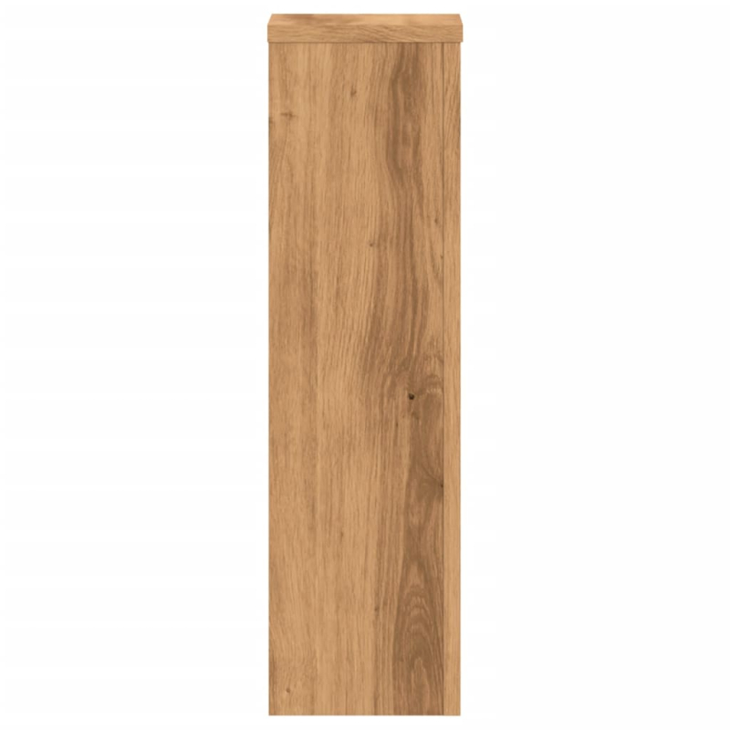 Pflanzenständer 2 Stk. Artisan-Eiche 17x17x60 cm Holzwerkstoff