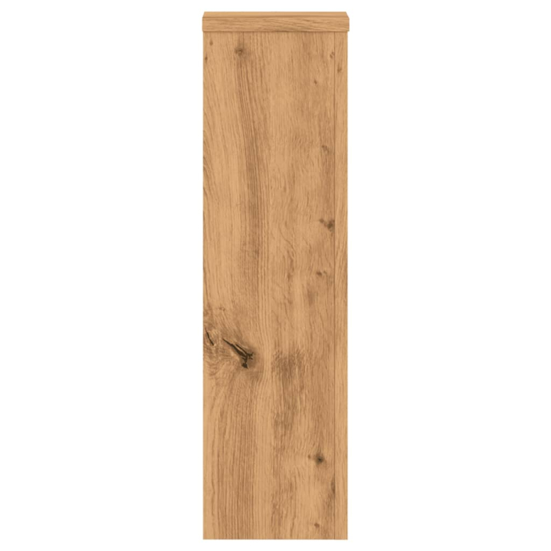 Pflanzenständer 2 Stk. Artisan-Eiche 17x17x60 cm Holzwerkstoff