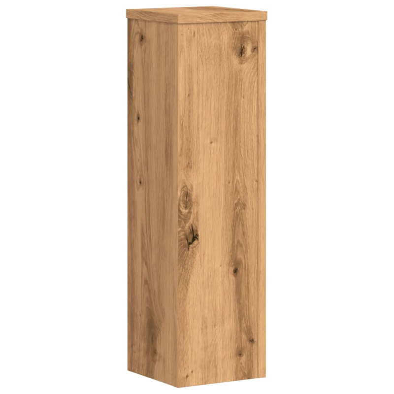 Pflanzenständer 2 Stk. Artisan-Eiche 17x17x60 cm Holzwerkstoff