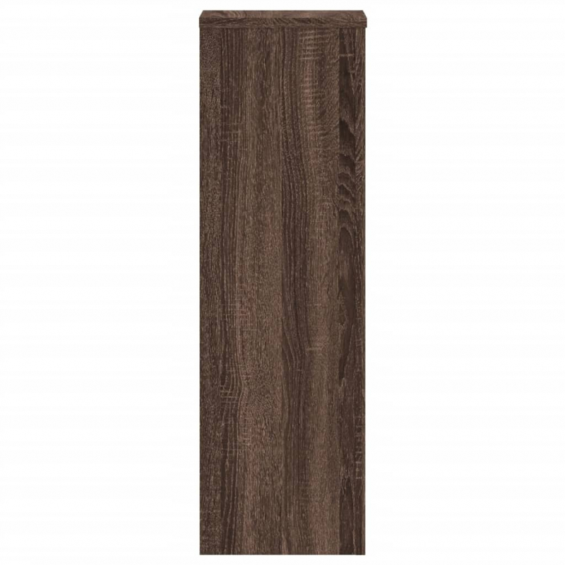 Pflanzenständer 2 Stk. Eichen-Optik 25x25x80 cm Holzwerkstoff