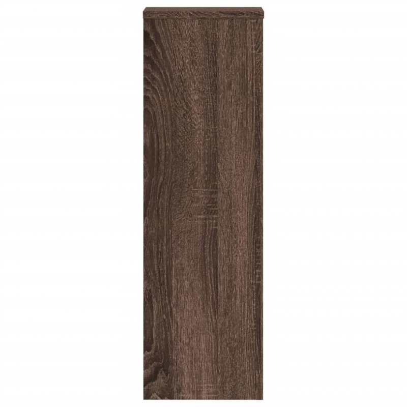 Pflanzenständer 2 Stk. Eichen-Optik 25x25x80 cm Holzwerkstoff