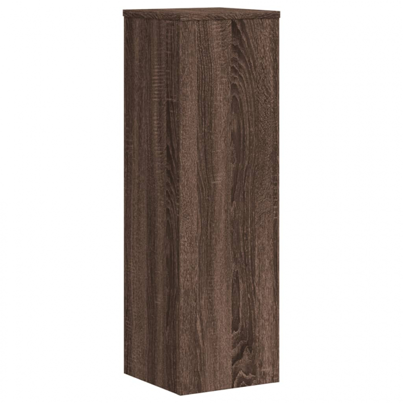 Pflanzenständer 2 Stk. Eichen-Optik 25x25x80 cm Holzwerkstoff