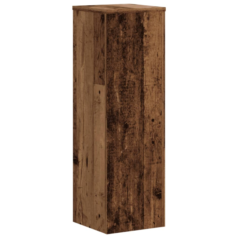 Pflanzenständer 2 Stk. Altholz-Optik 25x25x80 cm Holzwerkstoff