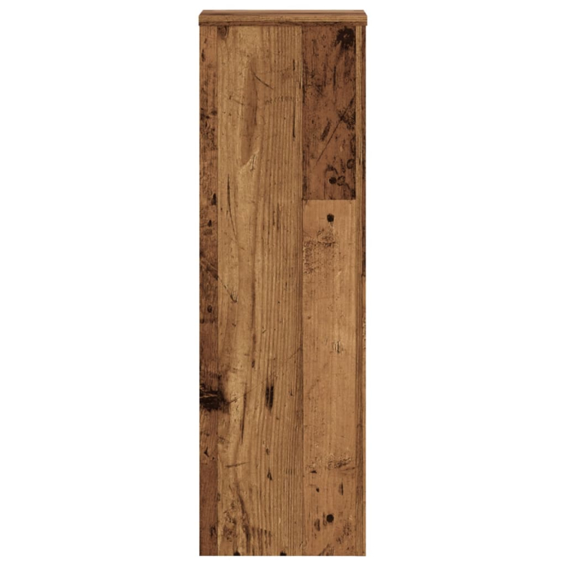 Pflanzenständer 2 Stk. Altholz-Optik 25x25x80 cm Holzwerkstoff