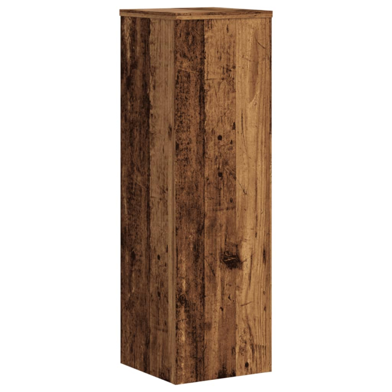 Pflanzenständer 2 Stk. Altholz-Optik 25x25x80 cm Holzwerkstoff