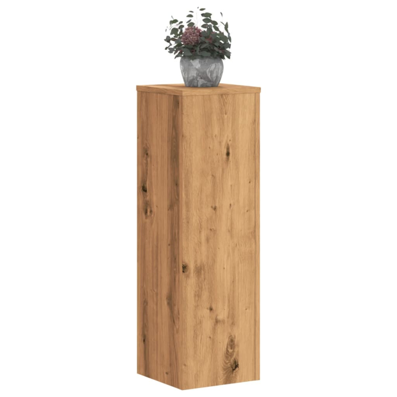 Pflanzenständer 2 Stk. Artisan-Eiche 25x25x80 cm Holzwerkstoff