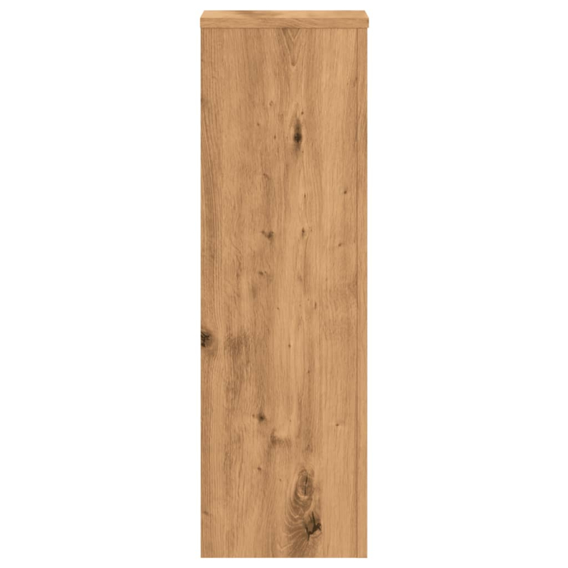 Pflanzenständer 2 Stk. Artisan-Eiche 25x25x80 cm Holzwerkstoff