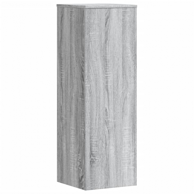 Pflanzenständer Grau Sonoma 33x33x100 cm Holzwerkstoff