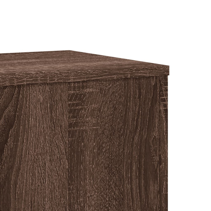 Pflanzenständer Eichen-Optik 33x33x100 cm Holzwerkstoff