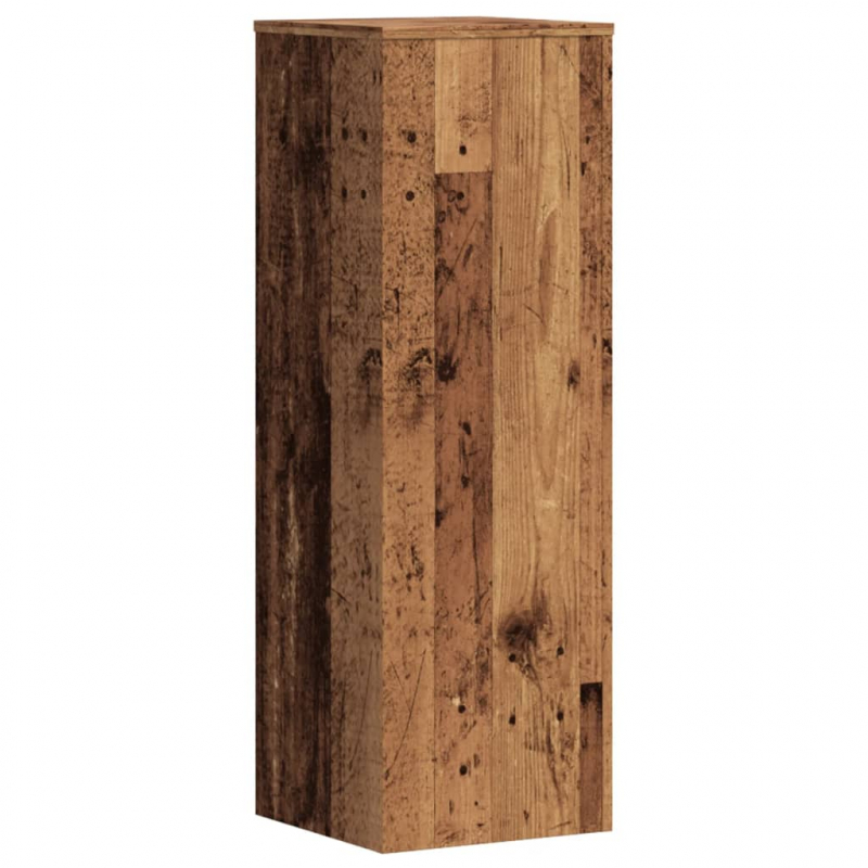 Pflanzenständer Altholz-Optik 33x33x100 cm Holzwerkstoff