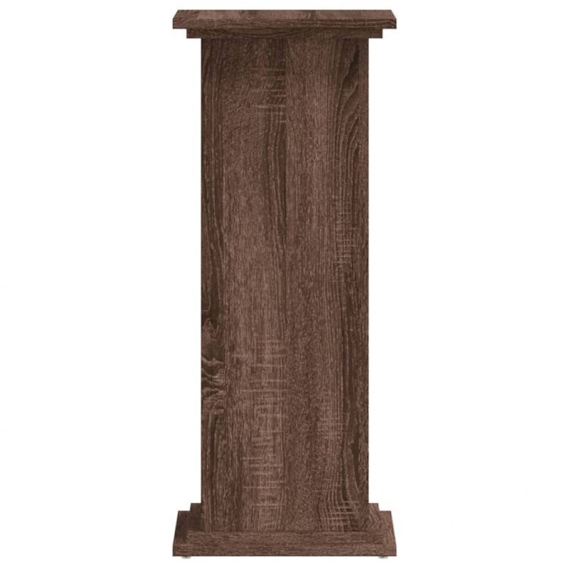 Pflanzenständer Eichen-Optik 33x33x80 cm Holzwerkstoff