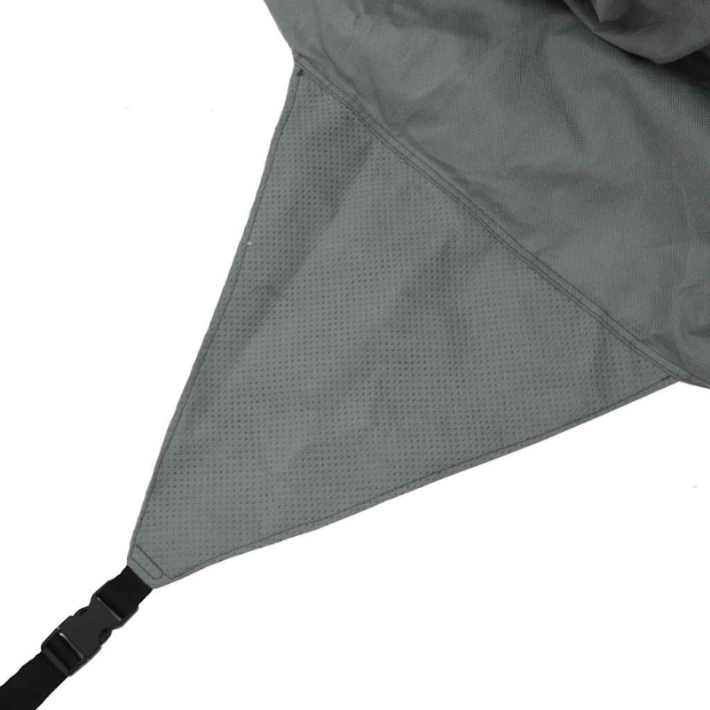 Schutzhülle für Wohnwagen Grau 670x250x220 cm Vliesstoff