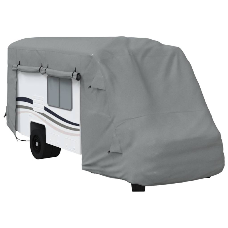Schutzhülle für Wohnmobil Grau 570x235x275 cm Vliesstoff
