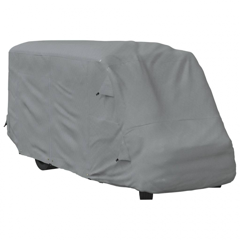 Schutzhülle für Wohnmobil Grau 610x235x275 cm Vliesstoff