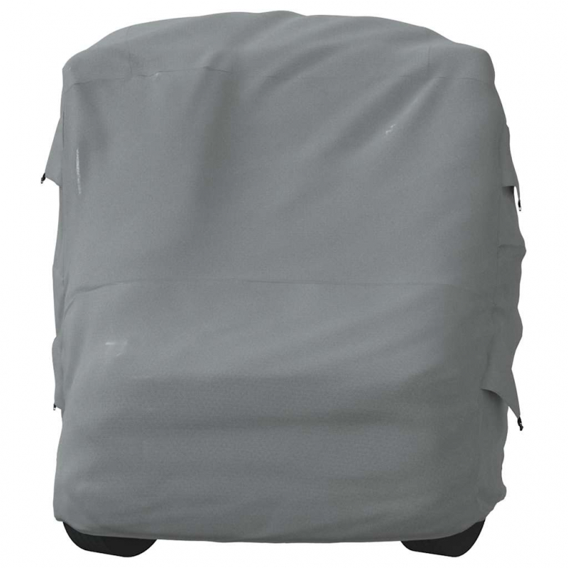 Schutzhülle für Wohnmobil Grau 610x235x275 cm Vliesstoff