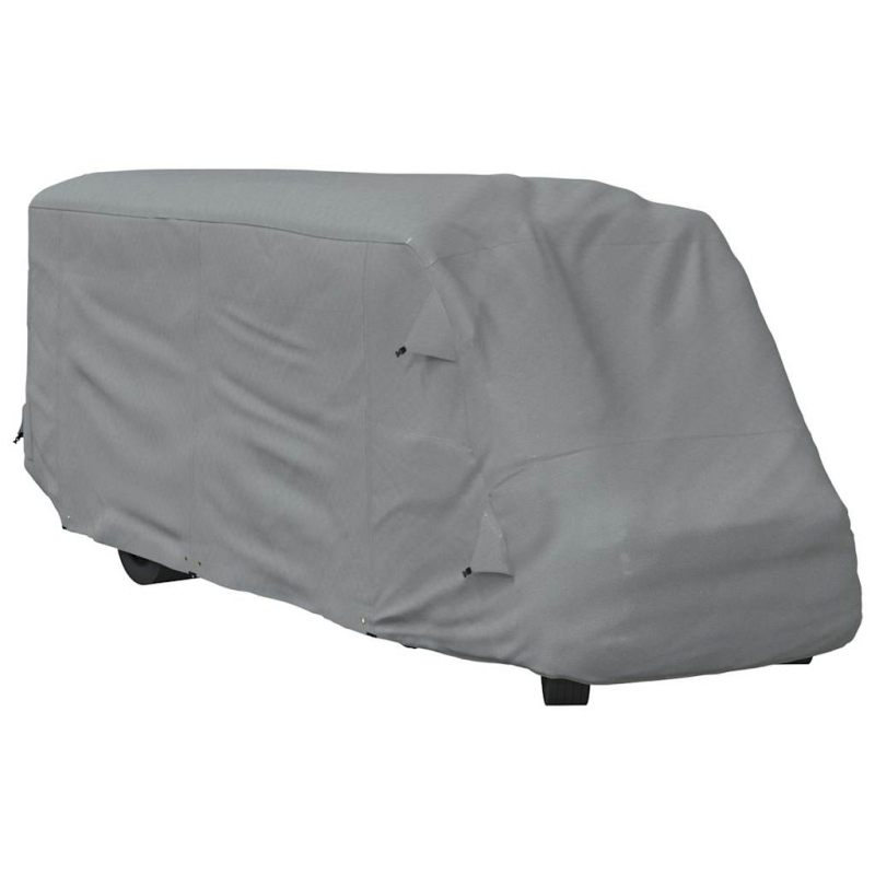 Schutzhülle für Wohnmobil Grau 660x235x275 cm Vliesstoff