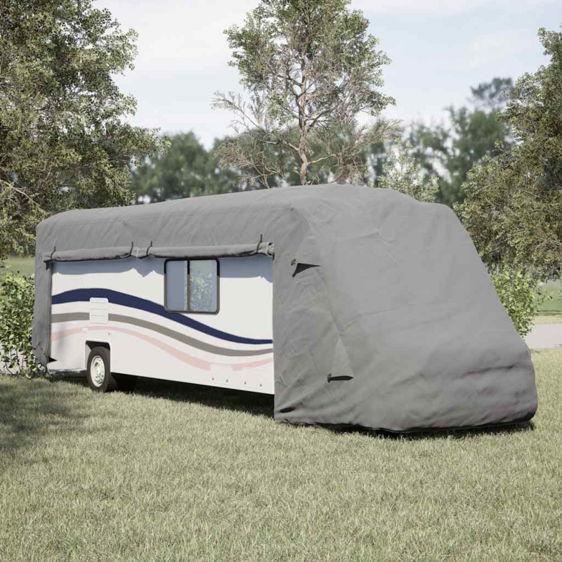 Schutzhülle für Wohnmobil Grau 870x235x275 cm Vliesstoff