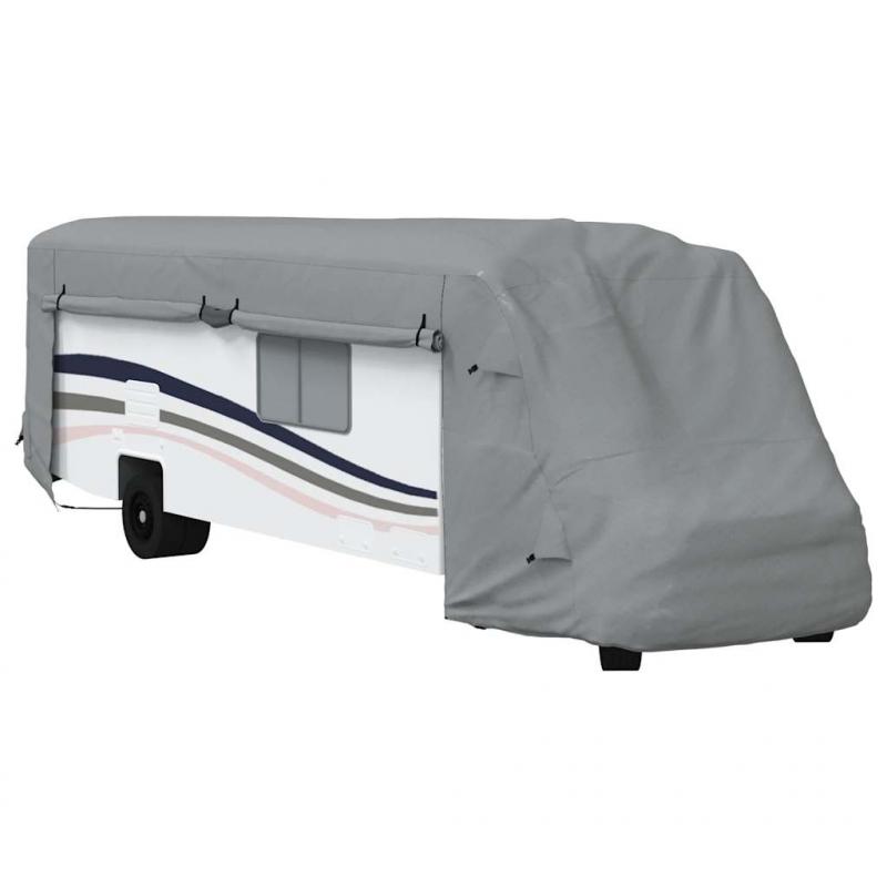 Schutzhülle für Wohnmobil Grau 870x235x275 cm Vliesstoff