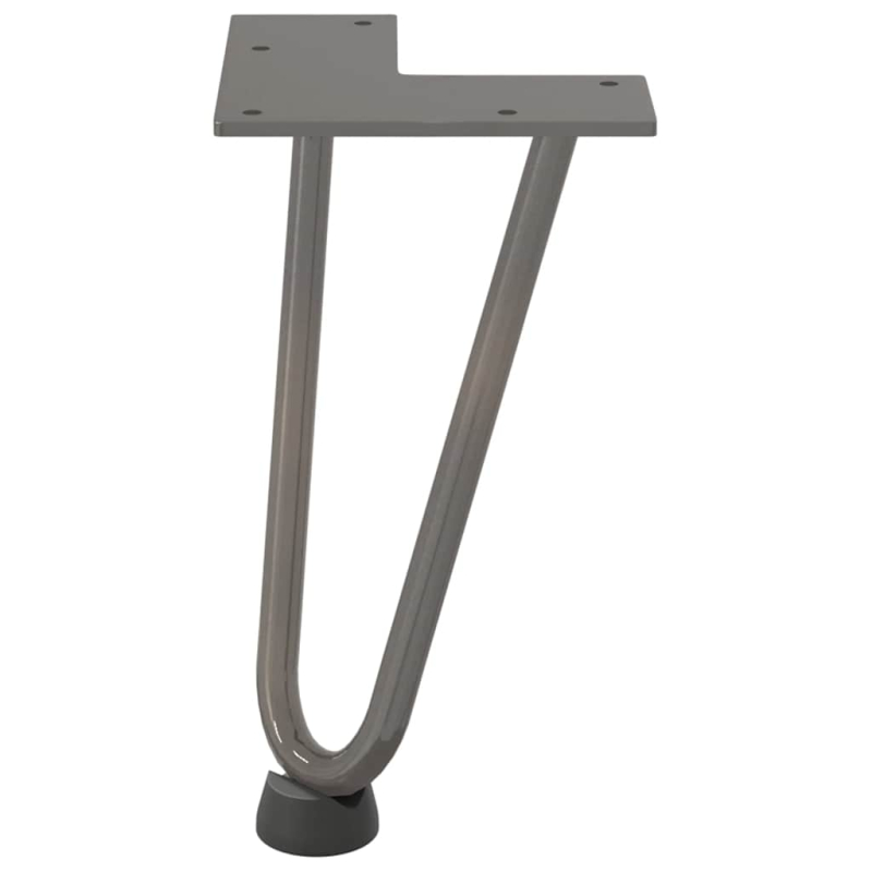 Haarnadelbeine 4 Stk. Naturstahl 20 cm Massivstahl