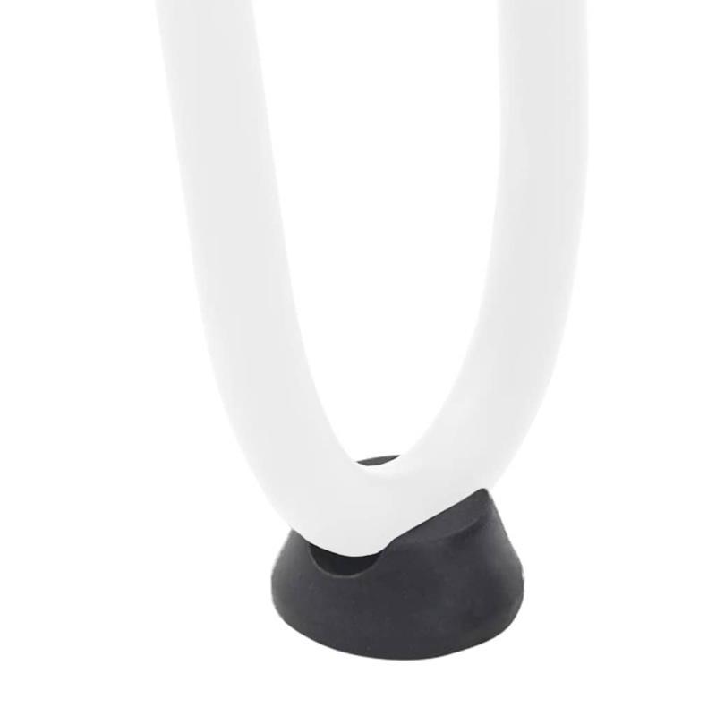 Haarnadelbeine 4 Stk. Weiß 30 cm Massivstahl