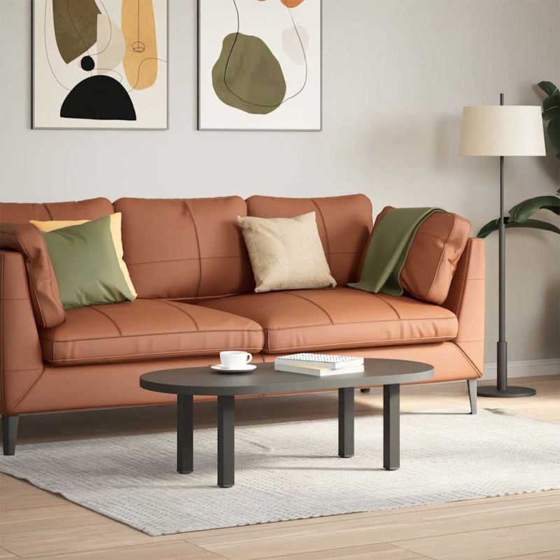 Couchtischbeine 4 Stk. Anthrazit 42-44 cm Stahl