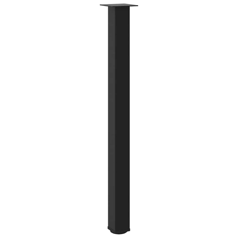 Couchtischbeine 4 Stk. Schwarz 110-112 cm Stahl