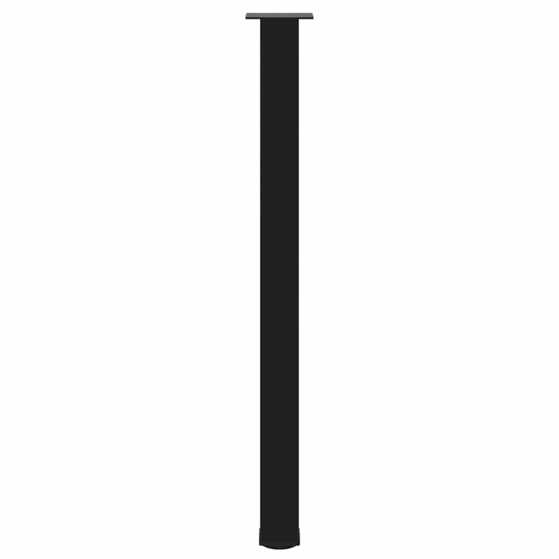 Couchtischbeine 4 Stk. Schwarz 110-112 cm Stahl