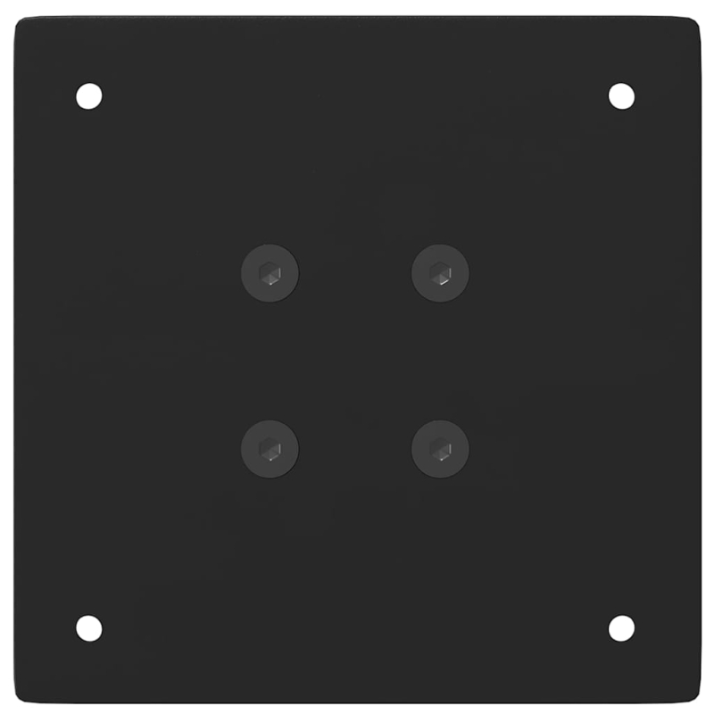 Couchtischbeine 4 Stk. Schwarz 110-112 cm Stahl