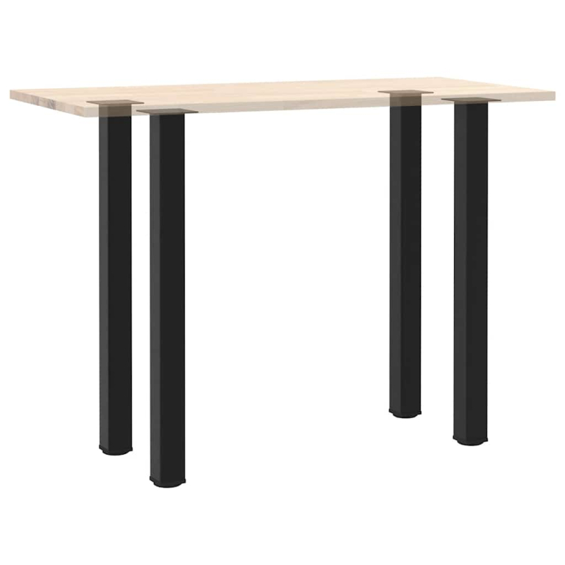 Couchtischbeine 4 Stk. Schwarz 110-112 cm Stahl