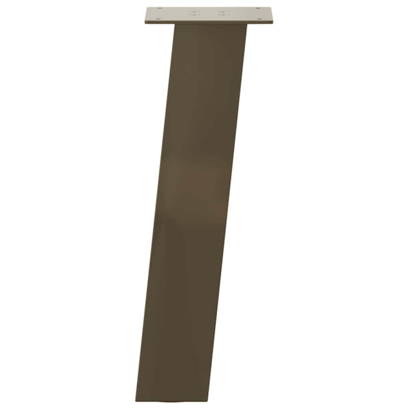 Couchtischbeine 4 Stk. Naturstahl 30 cm Stahl