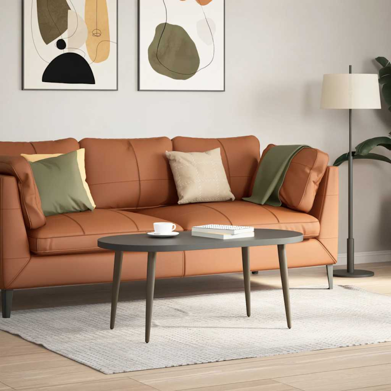 Couchtisch Beine Konische Form 4 Stück Naturstahl 42-43cm Stahl