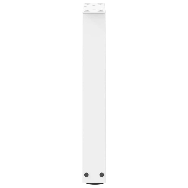 Esstisch Beine V-Form 2 Stück Weiß 38x(42-43,3) cm Stahl