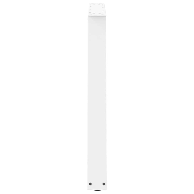 Esstischbeine V-Form 2 Stück Weiß 90x(72-73,3) cm Stahl