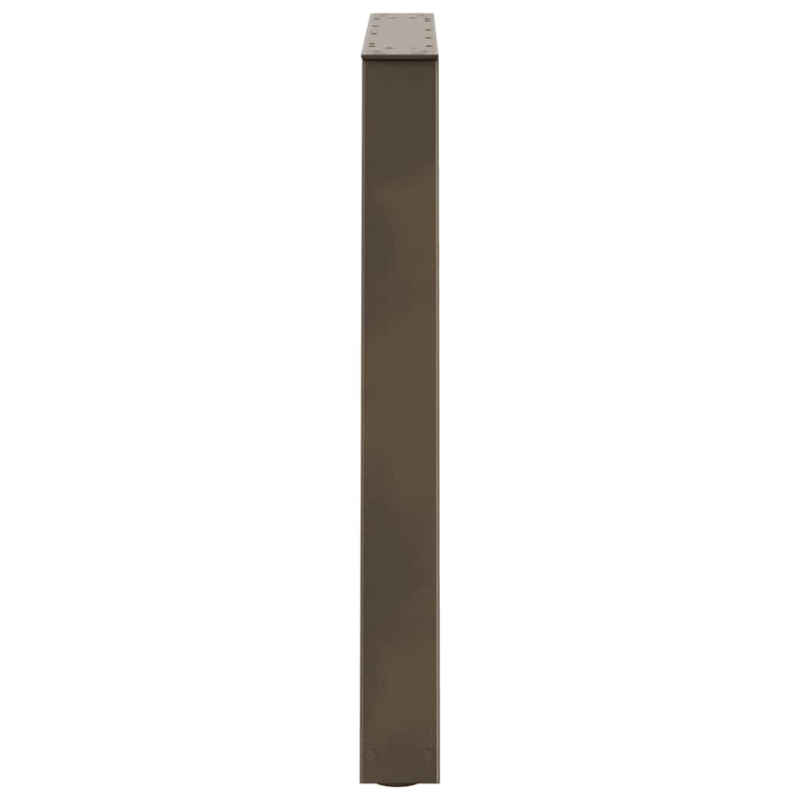 Esstischbeine V-Form 3 Stück Naturstahl 80x(72-73,3) cm Stahl