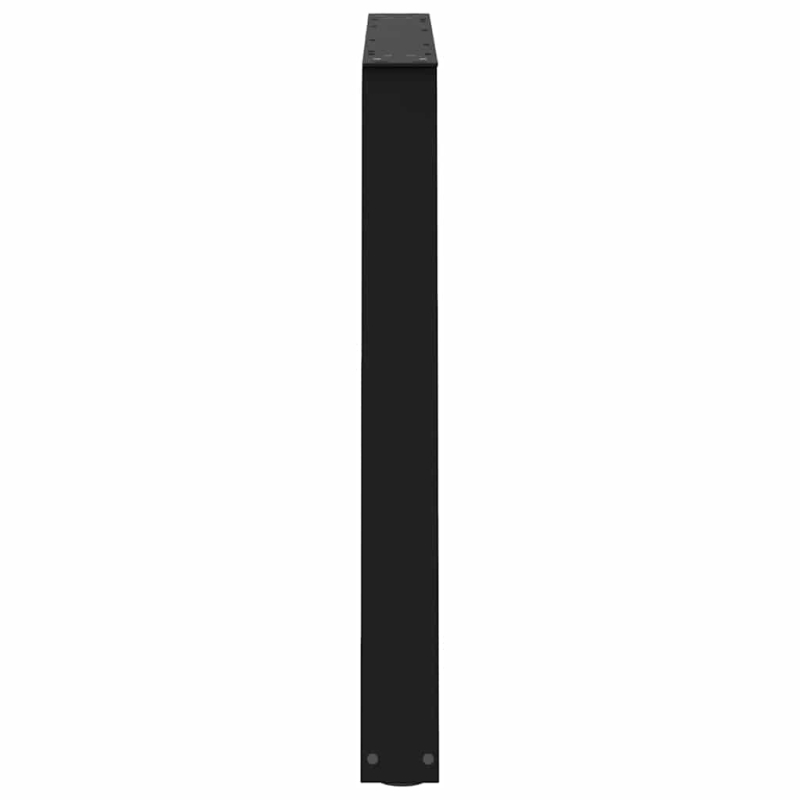 Esstischbeine V-Form 3 Stück Schwarz 90x(72-73,3) cm Stahl