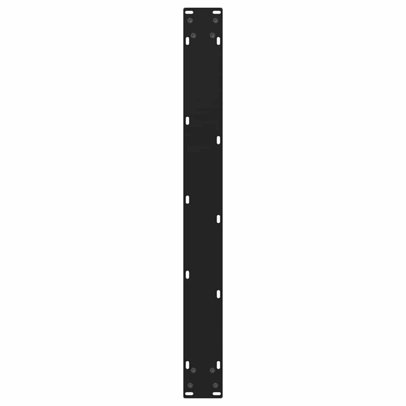 Esstischbeine V-Form 3 Stück Schwarz 90x(72-73,3) cm Stahl