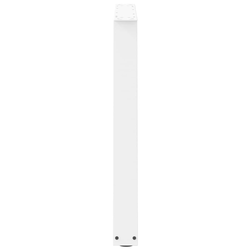 Esstischbeine V-Form 3 Stück Weiß 90x(72-73,3) cm Stahl