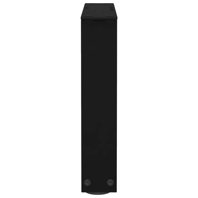 Esstisch Beine V-Form 2 Stück Schwarz 30x(30-31,3) cm Stahl