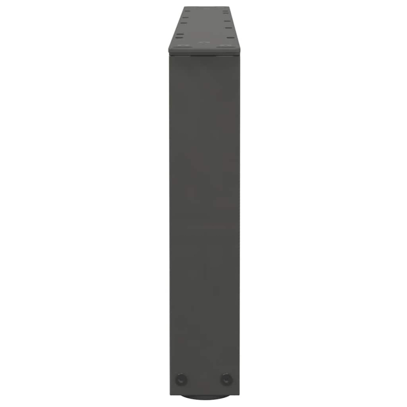 Esstisch Beine V-Form 2 Stück Anthrazit 70x(30-31,3) cm Stahl