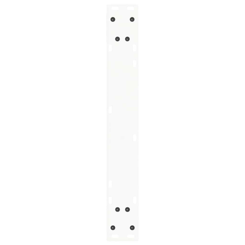 Esstischbeine V-Form 2 Stück Weiß 60x(72-73,3) cm Stahl