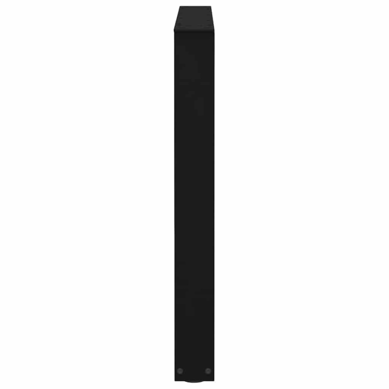 Esstischbeine V-Form 3 Stück Schwarz 90x(72-73,3) cm Stahl