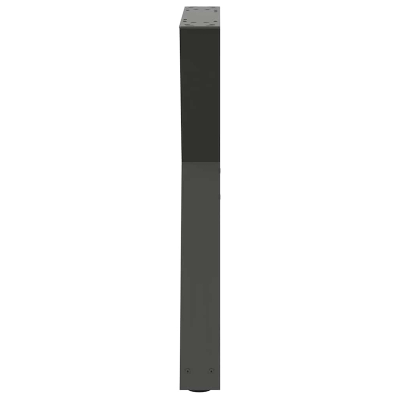 Esstisch Beine 2 Stk. Anthrazit 50x(72-73,3) cm Stahl