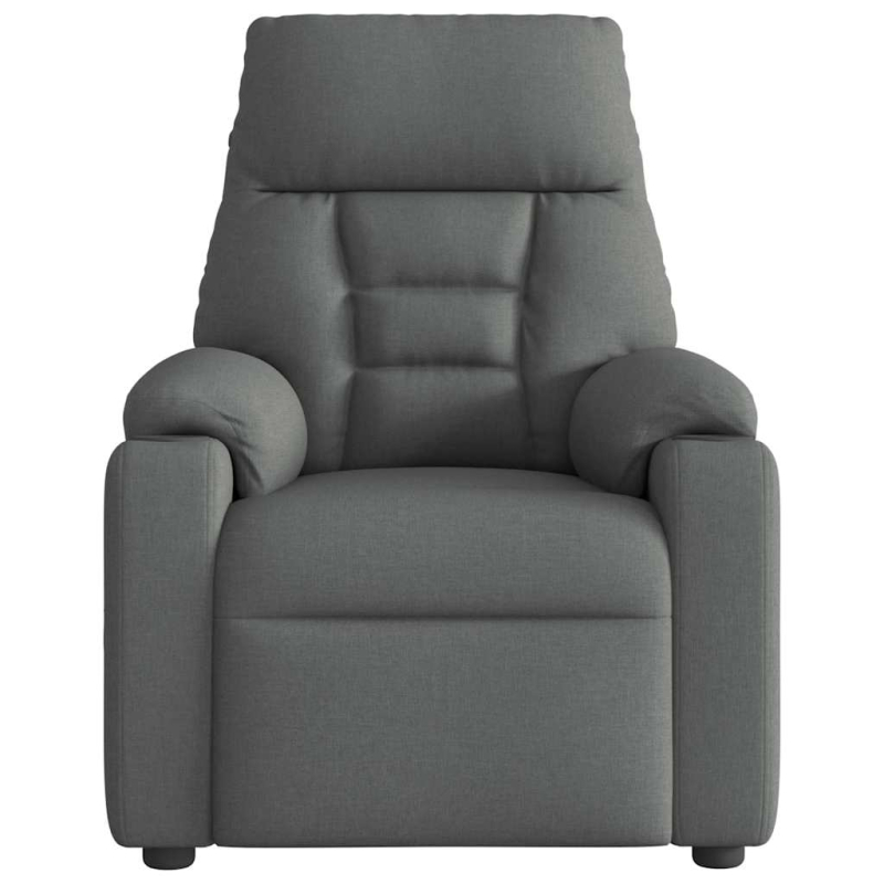 Relaxsessel Elektrisch Dunkelgrau Stoff