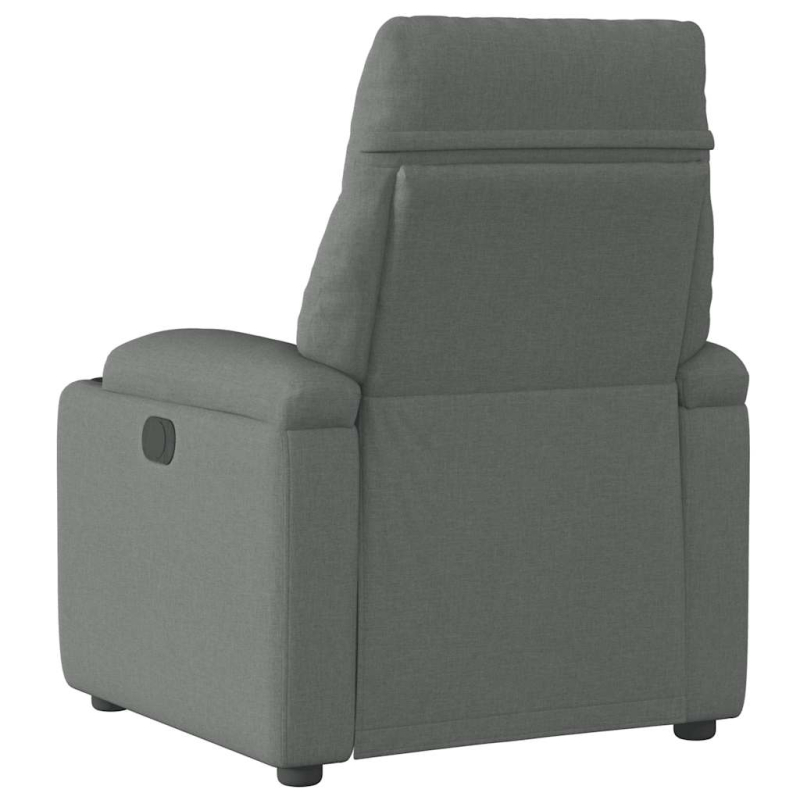 Relaxsessel Elektrisch Dunkelgrau Stoff