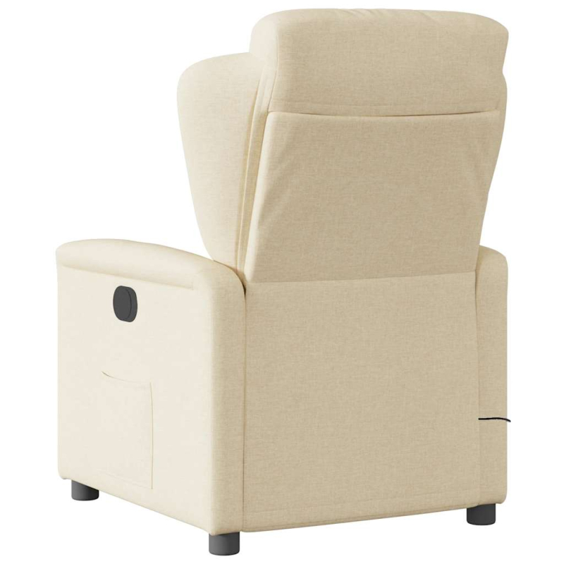 Massagesessel Elektrisch Creme Stoff