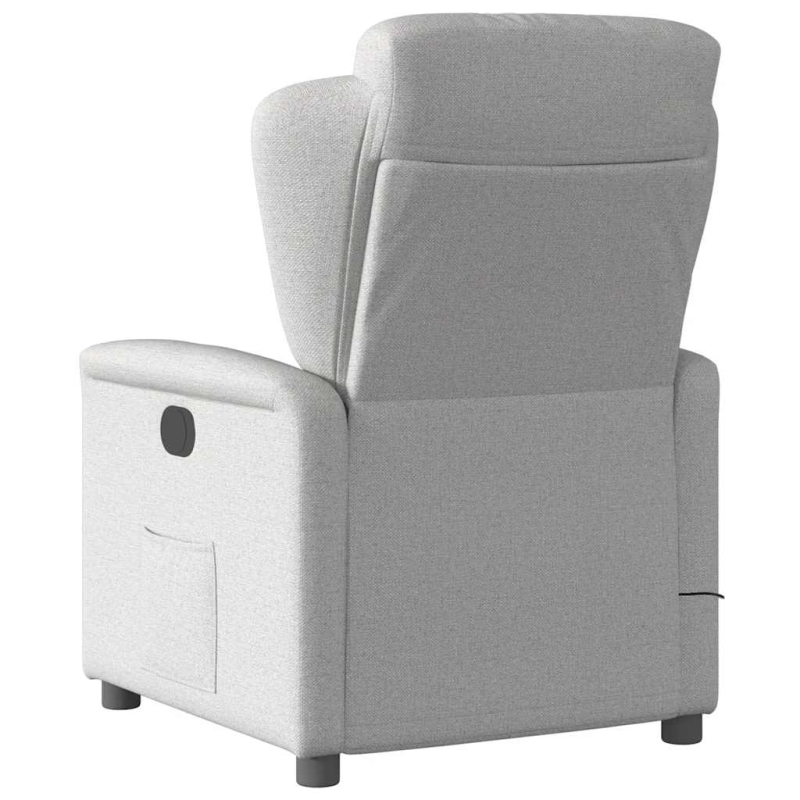 Massagesessel Elektrisch Wolkengrau Stoff