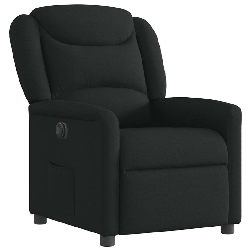 Relaxsessel Elektrisch Schwarz Stoff