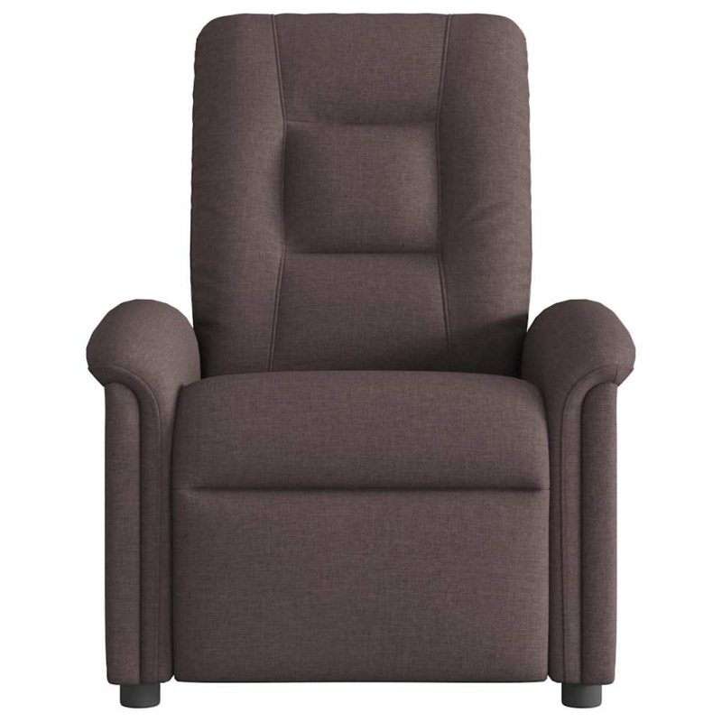 Relaxsessel Elektrisch Dunkelbraun Stoff