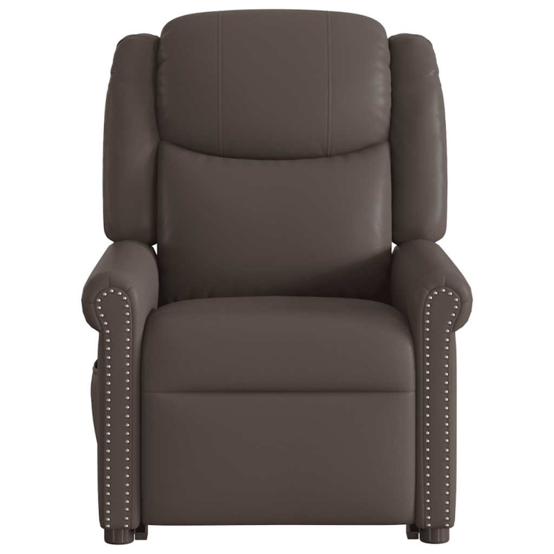 Stehsessel Massage Glänzendes Braun Kunstleder