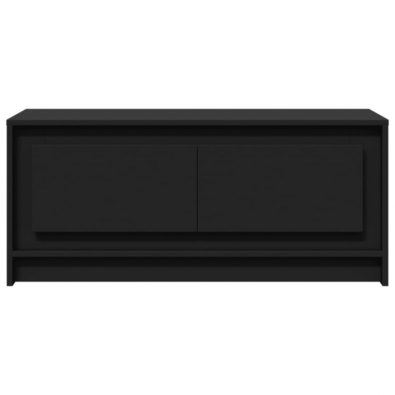LED-Couchtisch Schwarz Holzwerkstoff
